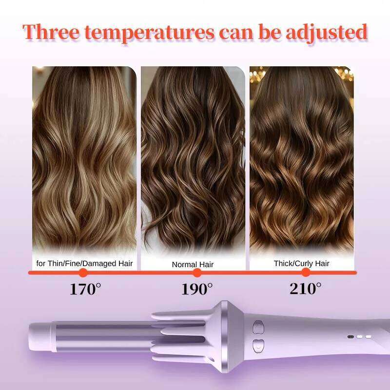 Premium Multifunctional 32mm Curling Iron Hair Curler Wand with Adjustable Temperature - Gift Box Include H260110