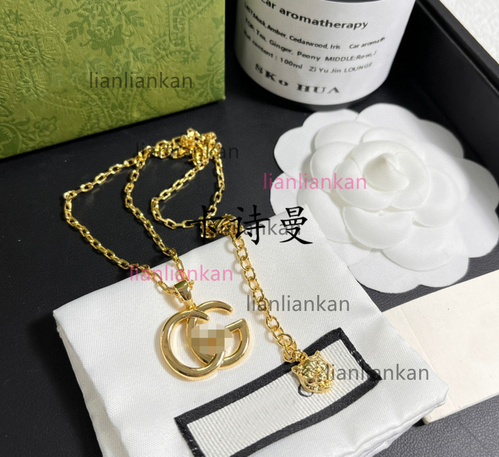 Designer men's and women's luxury necklace 18K gold 925 silver Fashion Trend Bestselling guccis guccii ggs Elegant Casual Versatile Simple Ancient Style Letter