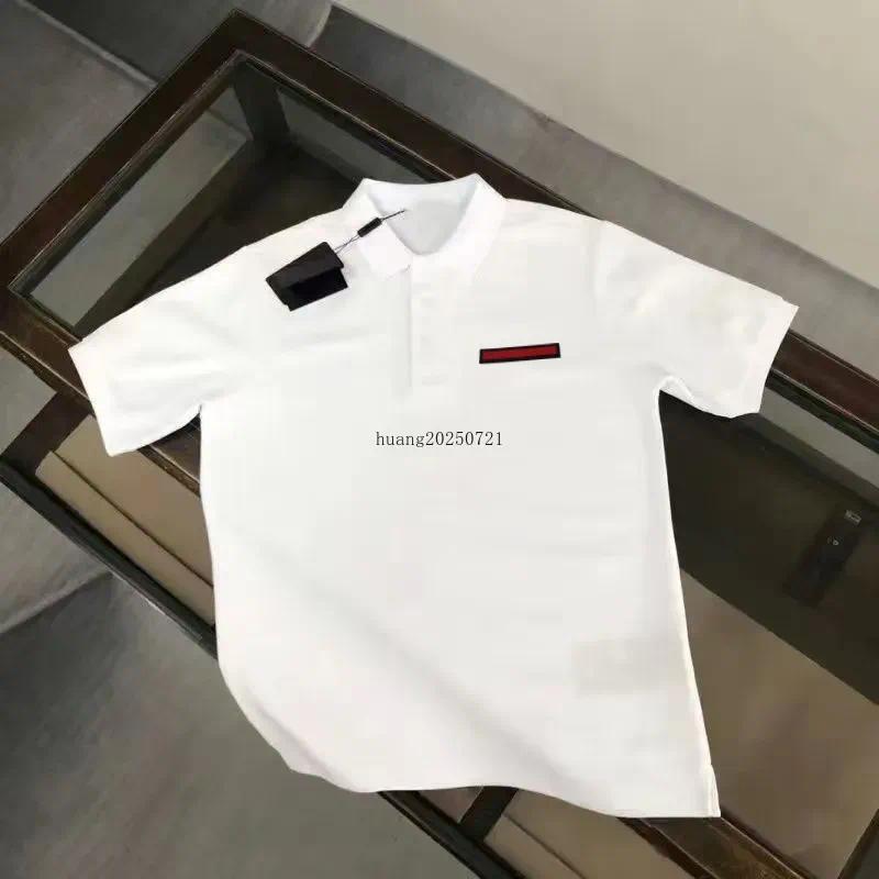 Designer Mens Polos Shirt Mens T-Shirt sew Leatherwear Short Sleeve Fashion classic Men's Summer T-shirt casual t-shirt tee shirt tops M-4XL
