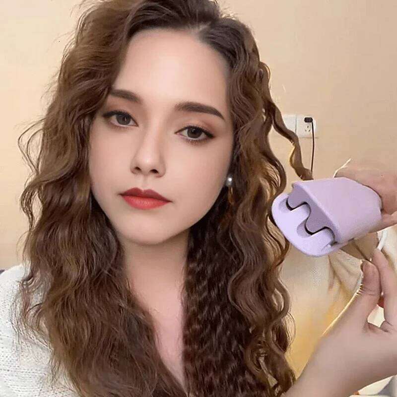10mm 4 Barrel Crimper Beach Waves Volumizing Curling Iron PTC Heating Ceramic Hair Waver Styling Tools for Women Girls H260110