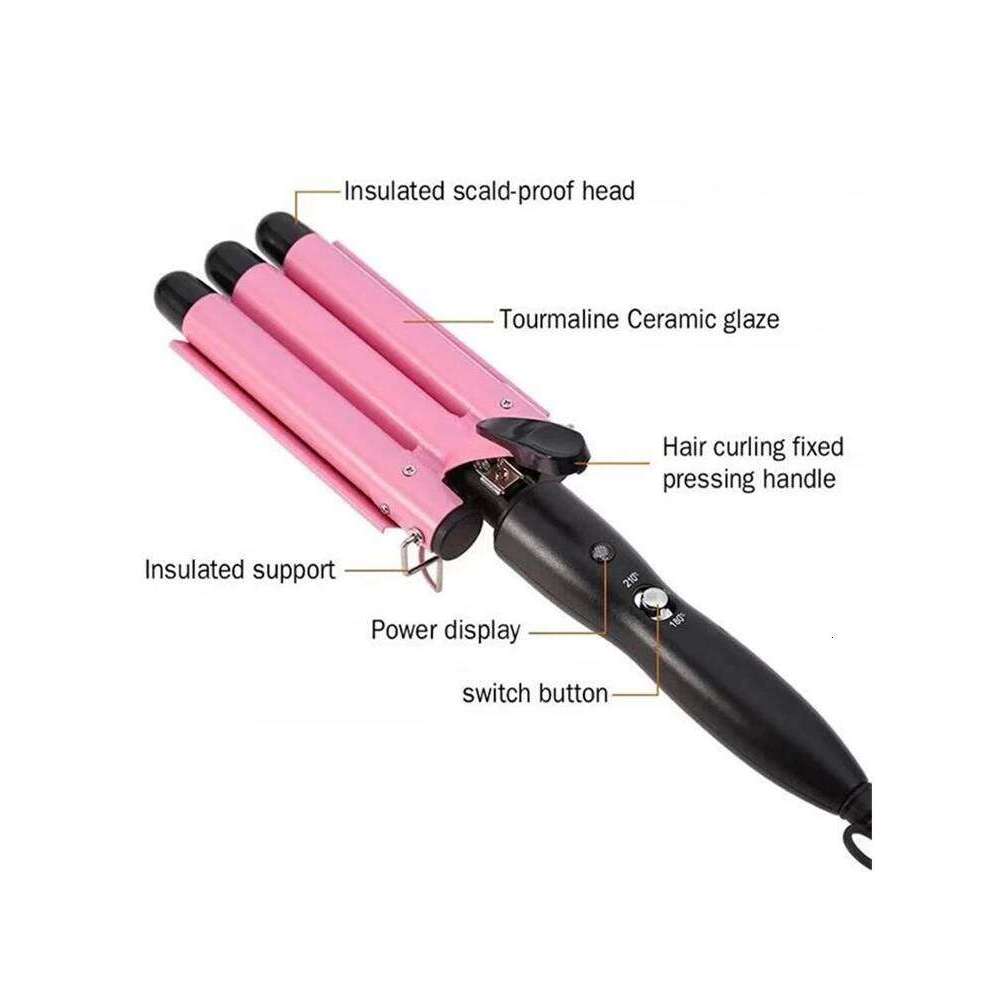 IRUIBEAUTY Professional Curling Iron Ceramic Triple Barrel Curler Irons Styler Hair Waver Styling Tools H260110