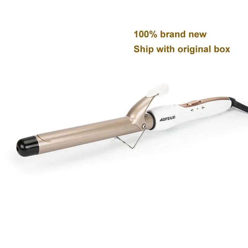 Aofeilei 19-38mm Ceramic Electric Curlers 38mm Big Curl 19mm Culers 25mm Curling Iron 32mm Hair Crimper H260110