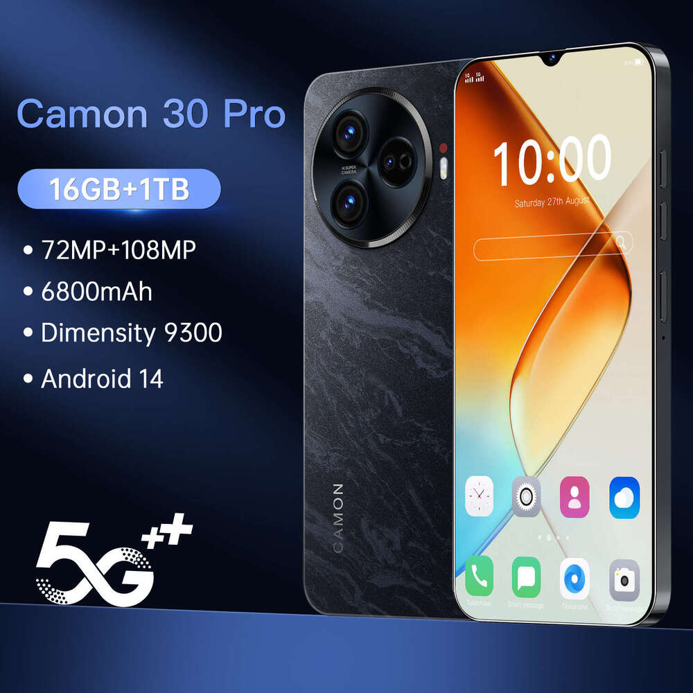 Famous brand cross-border C30 smartphone 7.3 large screen 16+1T foreign trade Android phone source manufacturer (explosive model) CKS