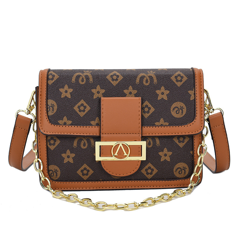 2026 Hot Sale Elegant and Stylish New Design Print Chain Square Bag Light Luxury Versatile High Quality Shoulder Bag Crossbody bag Free Shipping