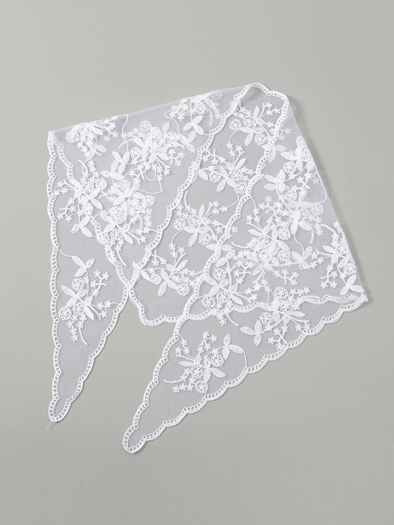 Fashion Ins Lace Hair Scarf Women Retro Triangle Hair Bands Vintage Triangular Headscarf Girls Elegant Headwear Hair Accessories 260107