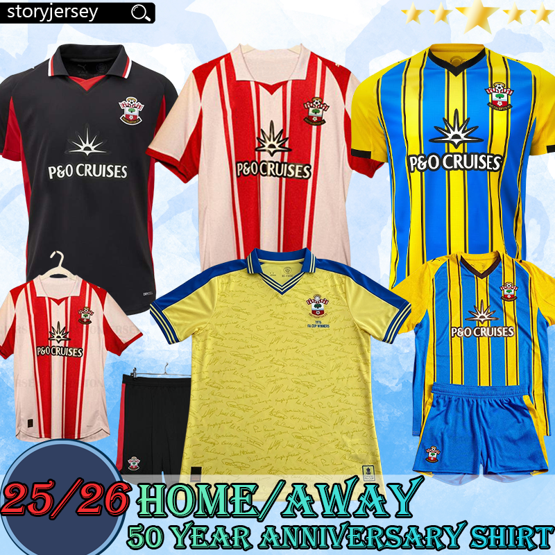 Special Southampton 2026 50Year FA Cup Champions Anniversary Kit South amptons fc 25 26 REDMOND 1992 WARD PROWSE ELYOUNOUSSI Football shirts adult men kids kit 167