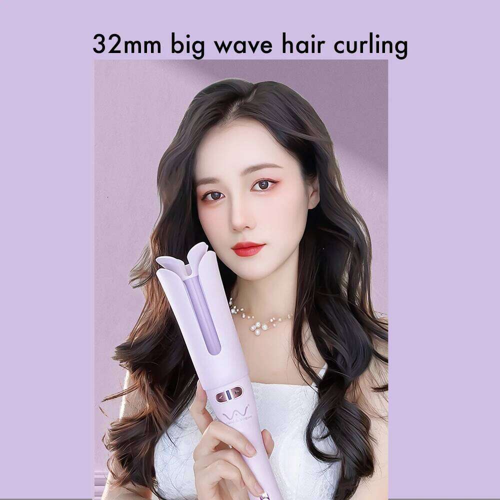 Vivid & Vogue G5 Anti-Scald Ceramic Automatic Curler 32mm Curling Curly Iron Hair Straightener Portable curling H260110