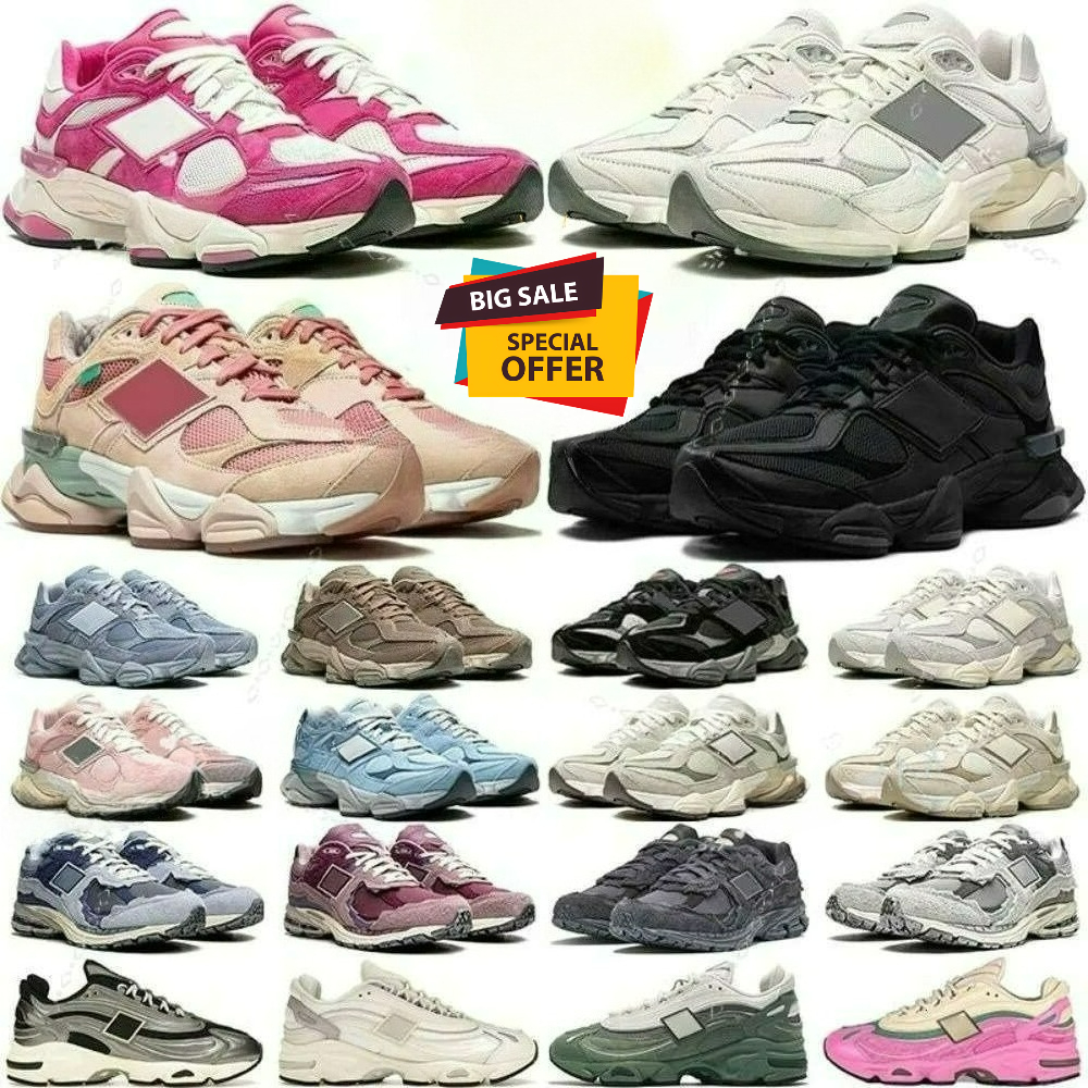 Designer shoes Man Shoes Men Women Running N 9060 Black Leather White Grey Brown Olive Pink A Blue Green Red Purple Mens Trainers Outdoor men Spotr Sneakers shoes