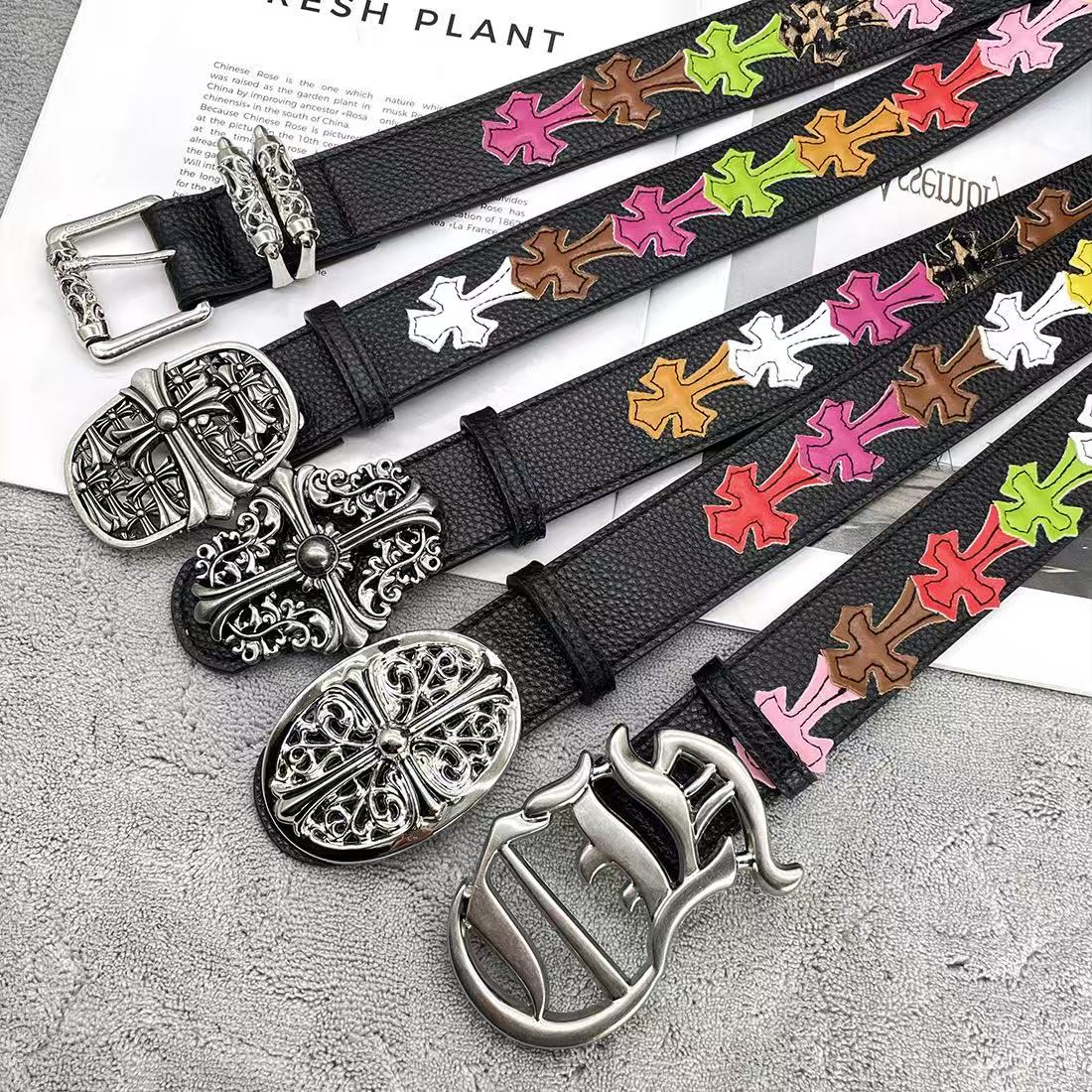 Designer Belt Men and Women Belt 3.8 Leather Luxury Classic Fashion Cross Trendy Cow Belt Original Box Gift