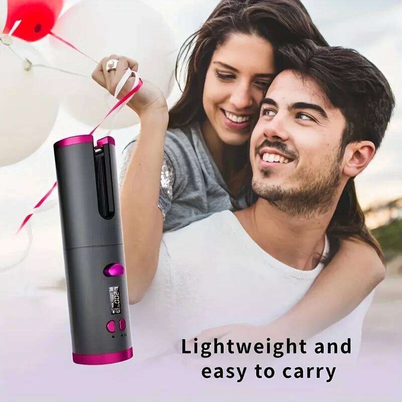 USB-C Wireless Charging Automatic Portable Curling Iron, Smart Home Personal Care Appliance, Ideal Holiday Surprise H260110