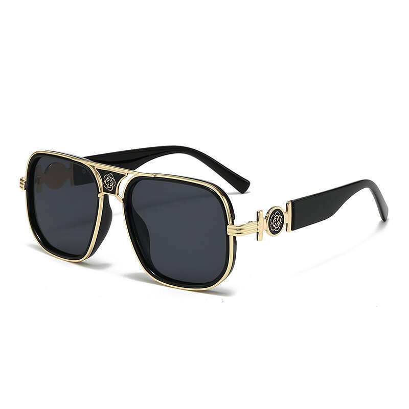 2026 New Fashion Square Sunglasses Men Women Classic Oversized Metal Sun Glasses Ladies Luxury Punk Sunglasses Liuyuemoshang - view 7