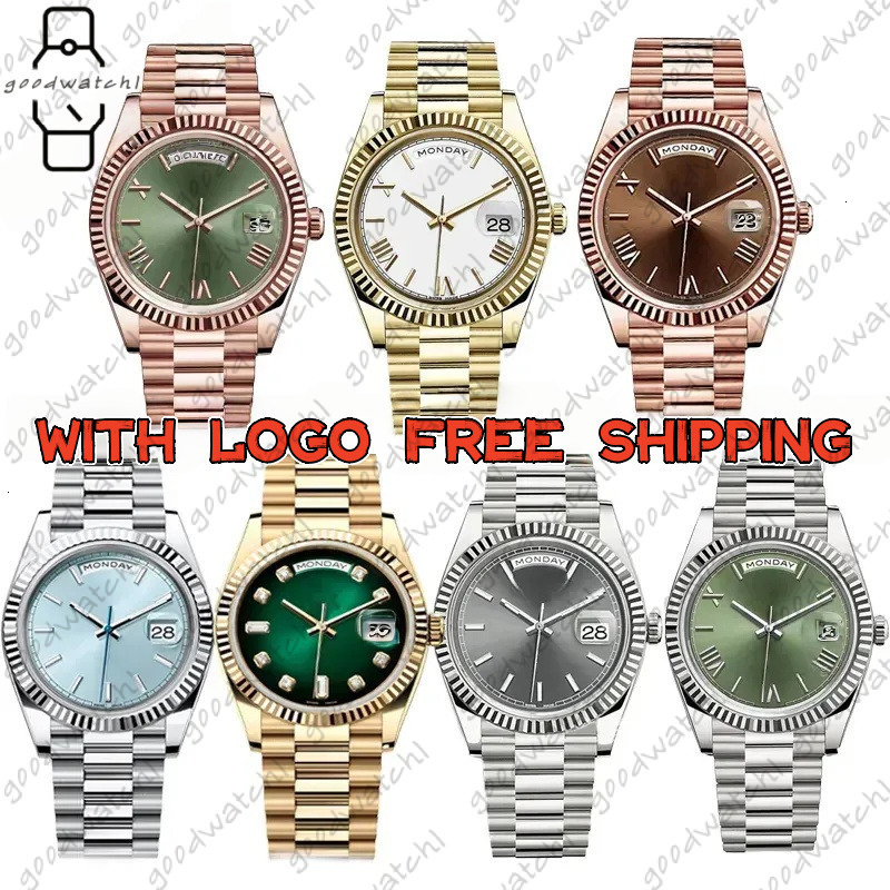 R O LEX Designer Mens Watches Man Watch Day Date quartz/automatic Wristwatch 41Mm Movement Sapphire Glass Stainless Steel Presidential Strap Orologio Di Lusso 8C6