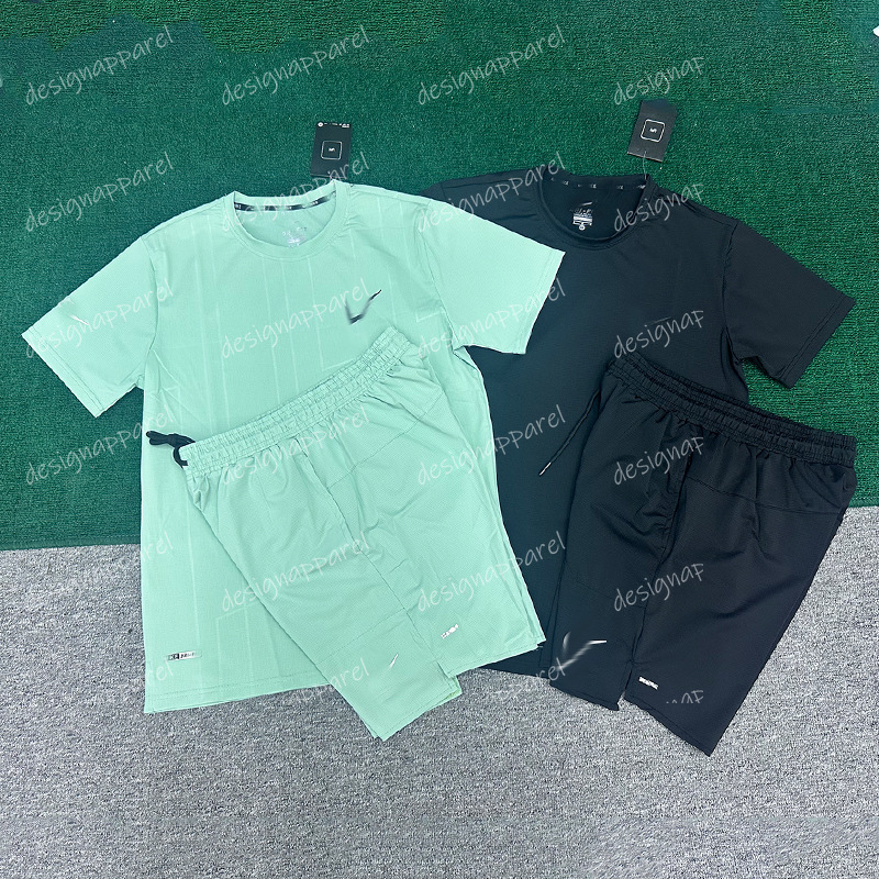 Sportswear Designer Nieetech Men's Women's Athletic Casual Wear Track Field Training Ice-Silk Short-Sleeve Top Shorts Set Unisex Sports Quick-Dry Fitness Running