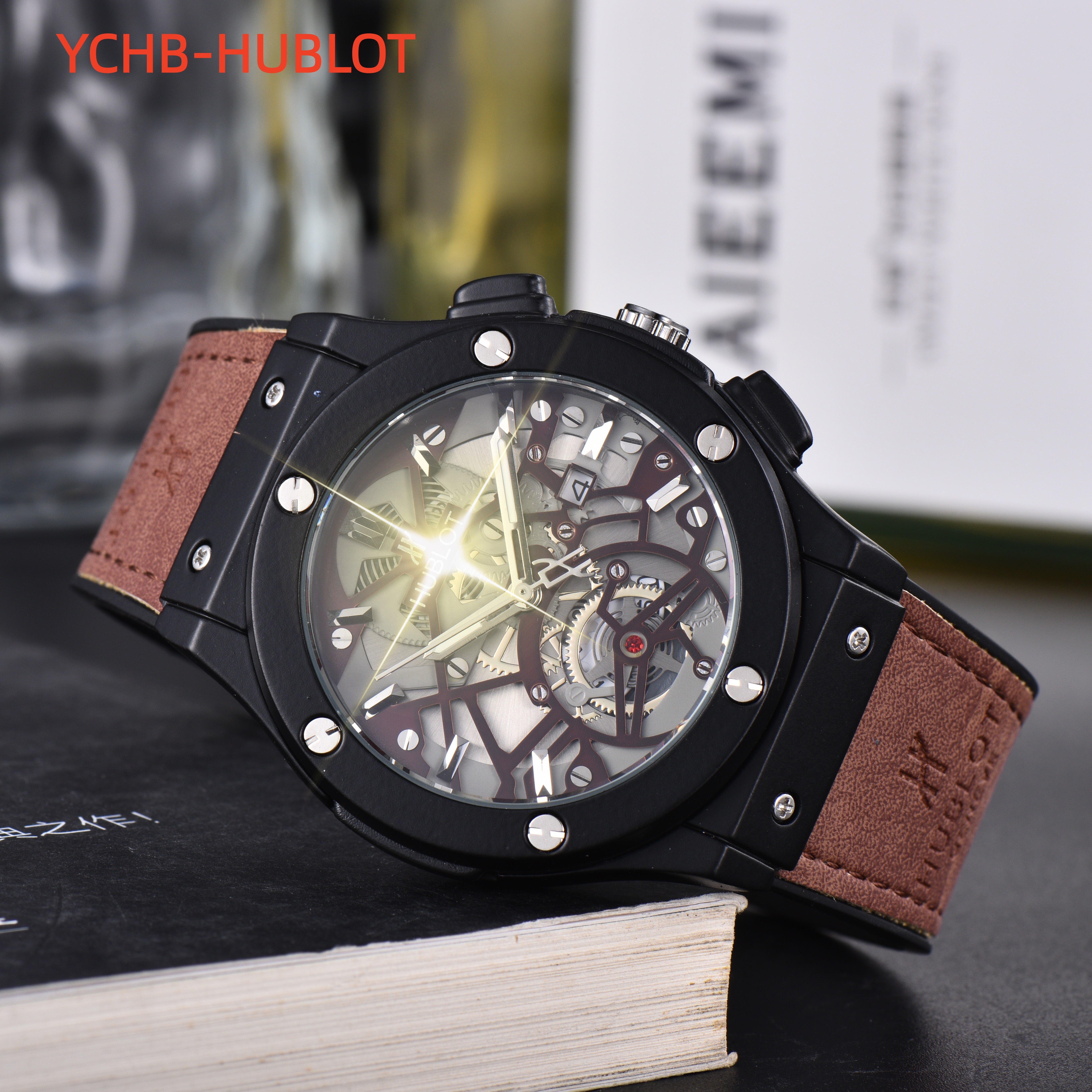 HOT Luxury Womens Hubloity Watch Designer Watches Premium Quartz Movement Stainless Steel Bracelet Glass Waterproof men Wristwatches Multi color selection 375