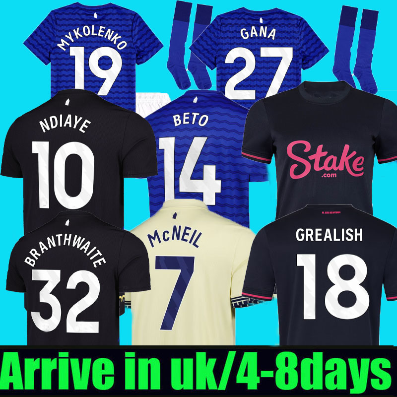 25 26 NDIAYE EFC EVERTONES Fourth soccer jerseys Barry Alcaraz 2025 2026 McNEIL CALVERT-LEWIN GREALISH Dewsbury-Hall PICKFORD IROEGBUNAM football shirts Men Kids