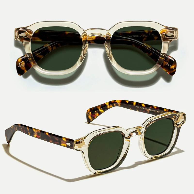 High Quality Lemtosh Vintage Acetate Sunglasses DOLT For Men Women er Eyewear Fashion Square Eyeglasses UV400 260109