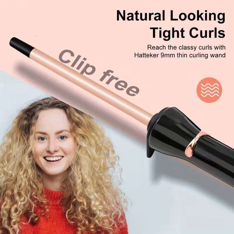 Small 9mm Fleece iron mini air bangs short hair perming foam electric curling iron, Electric Curling Brush H260110