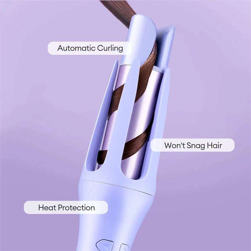 Tinsol 2 in 1 Automatic Curler 32MM Auto Rotating Ceramic Roller Professional Iron Curling Wand Hair Waver H260110