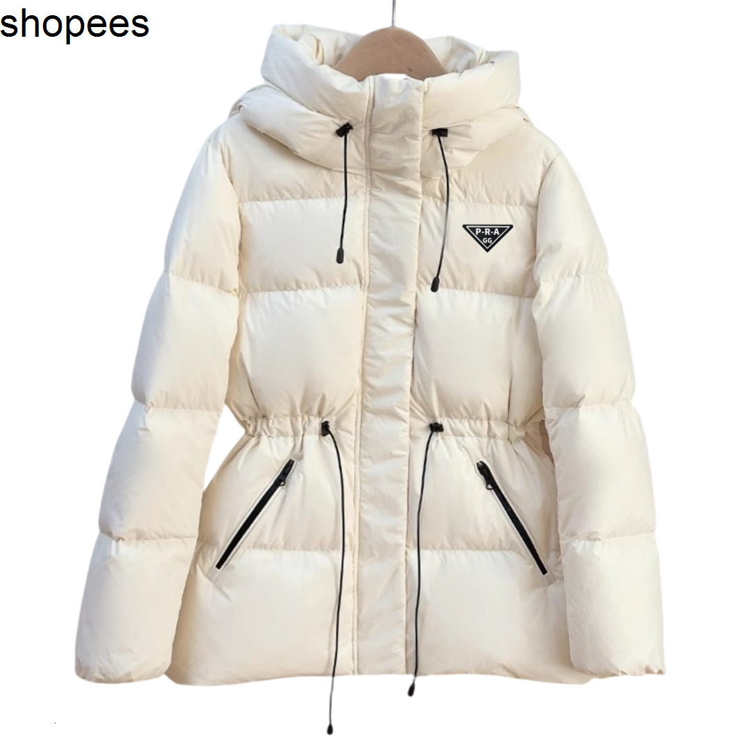P Fashion Designer Womens Down Coats Parkas Jackets Autumn Winter New Women Parka Down Cotton Coat Hooded Padded Parka Jackets W pradas ELZH JMU6