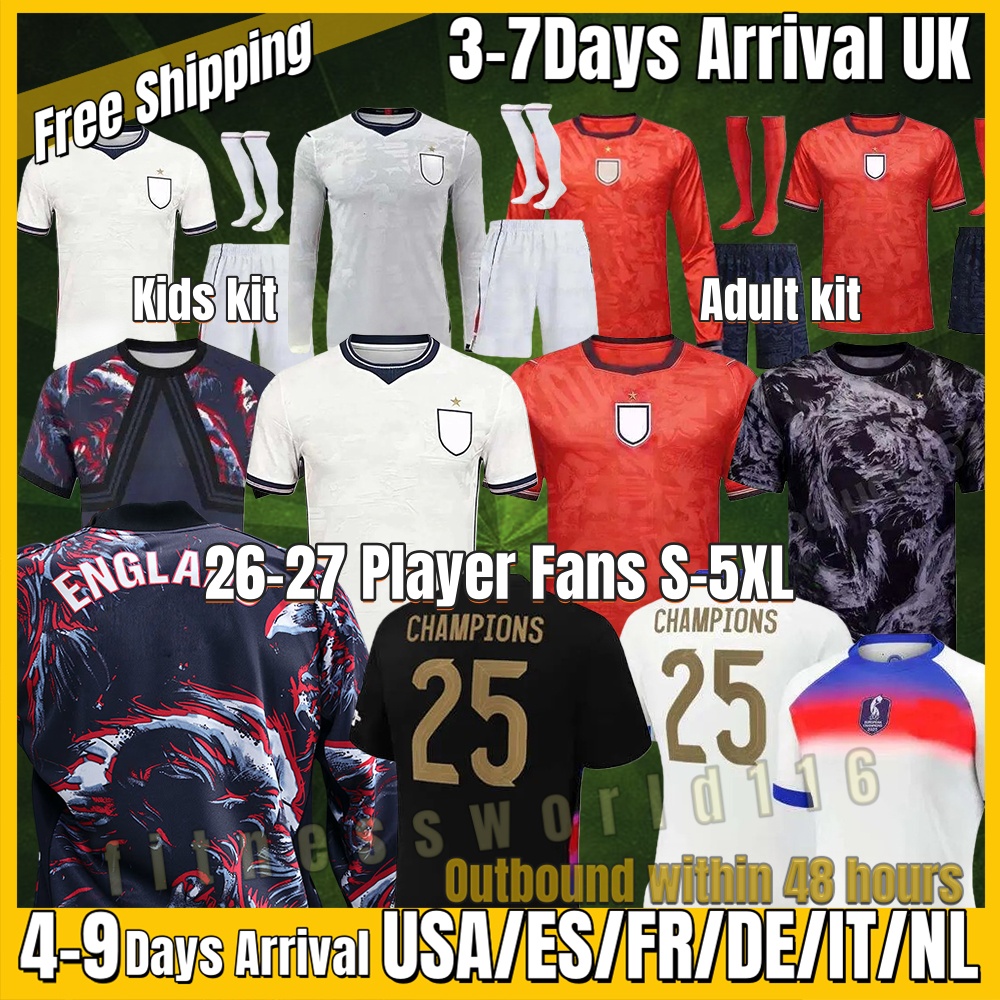 xxxl 5xl 2026 2027 FODEN England Football jersey England KANE GREALISH RASHFORD Women Euro cup Soccer Jerseys BELGHAM SAKA TRIPPIER National Football National S-5XL