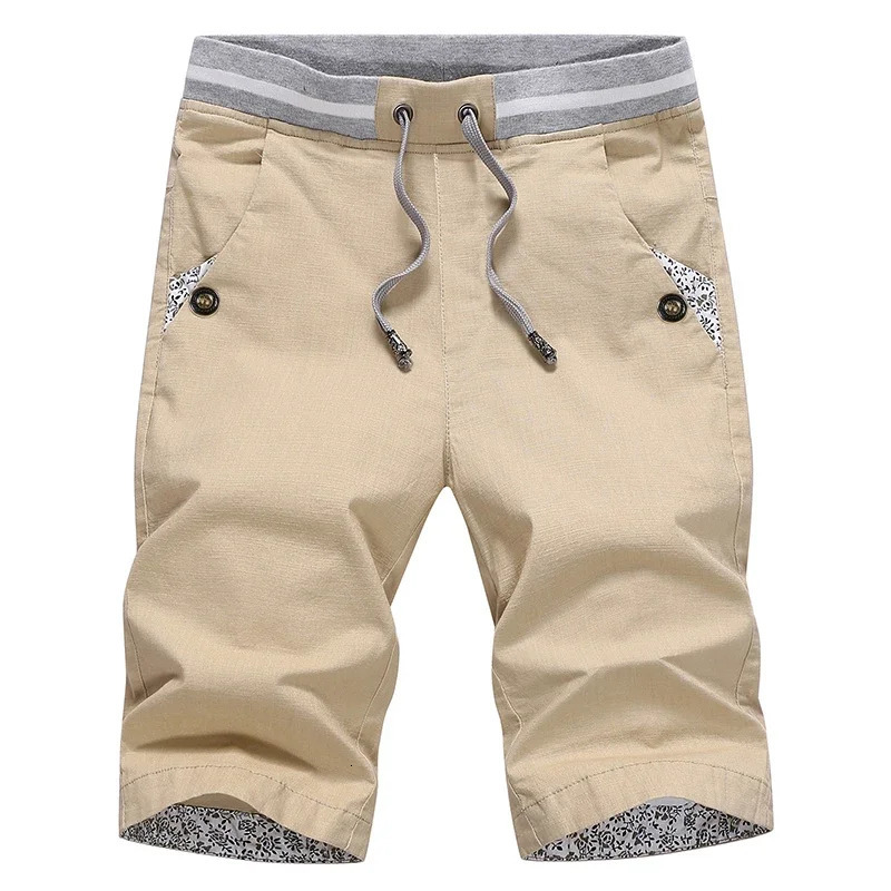 est Men Cotton Fashion Men Short Summer Casual Shorts Linen Mens Shorts Bermuda Beach Short Plus Size 4XL Joggers Male 251230