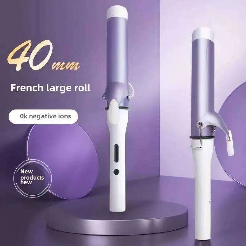 Portable Wand 40Mm Curling Rod Home Big Barrel Negative Iron Professional Hair Curler Styling Tools H260110