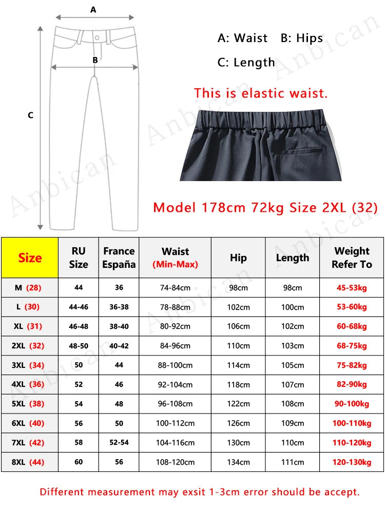 Summer Mens Pants Big Size Light Cool Polyester Straight Suit Pants Loose Fit Banding Slacks Men Business Casual Trousers 8XL 260106