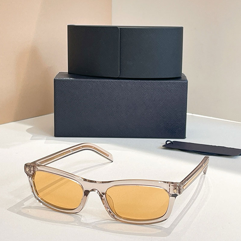 Classic Mens Womens Sunglasses Acetate Square Frame Polarized Lenses UV400 UV Protection Outdoor High Street Trendy Style SPRD05S