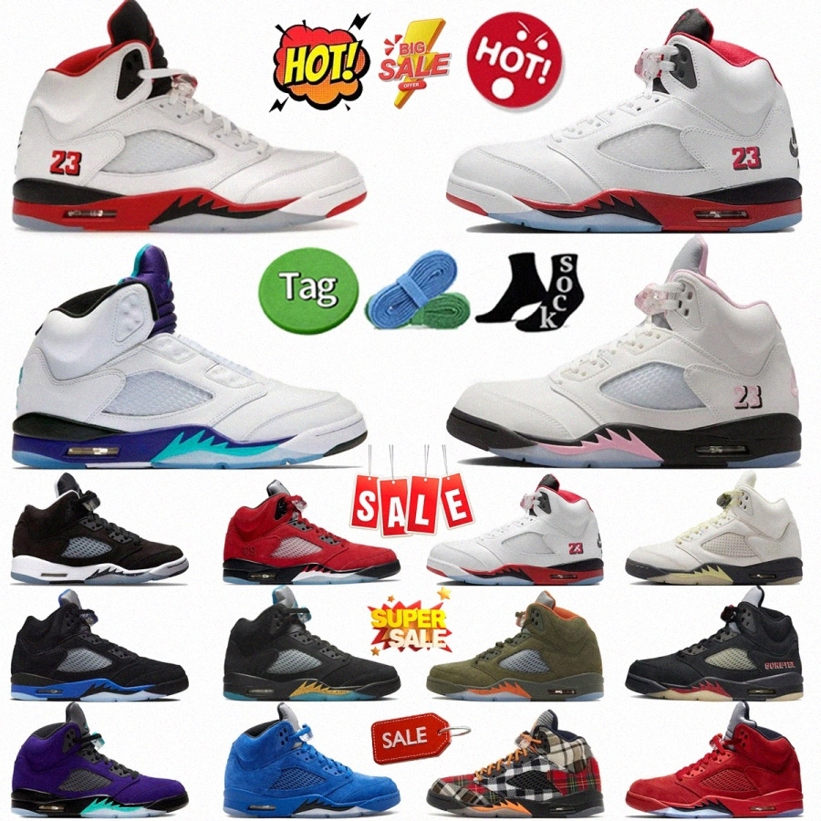 basketball shoes 5 5s men big size shoe 14 15 16 Medium Soft Pink Fire Red Black Tongue Medium Soft Pink Grape Tokyo T23 Metallic ReimaFXTI#