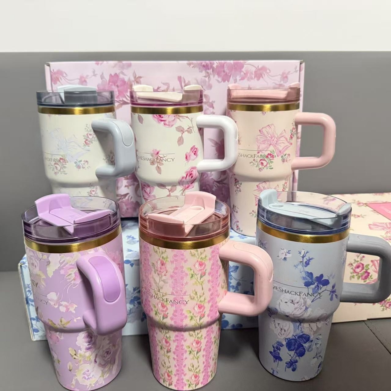 New style 40oz/20oz Stainless Steel Water Bottle Vacuum Insulated Tumbler lunch box bag with cup Leak-Proof Lid Handle Travel Mug for Car Camping Gym Wholesale