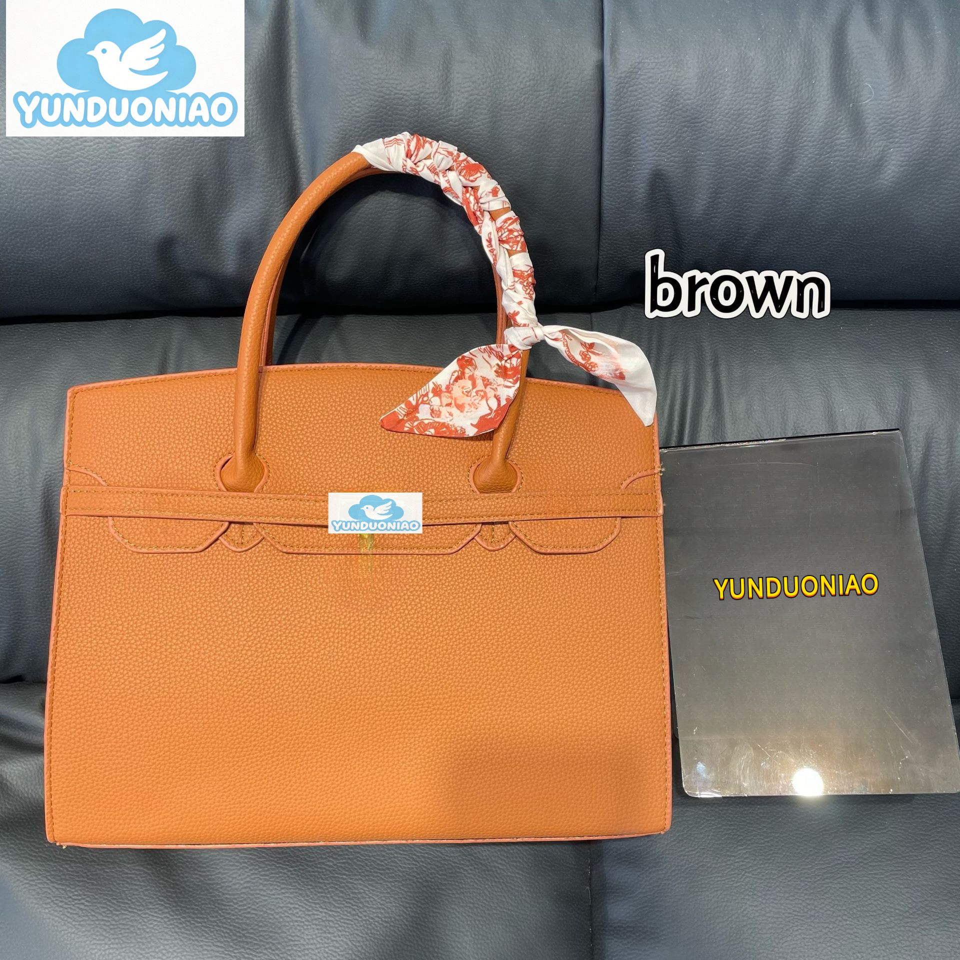 YUNDUONIAO new handbag, women's shoulder bag, crossbody design bag, scarf, shoulder bag, European and American fashion, large capacity - view 9
