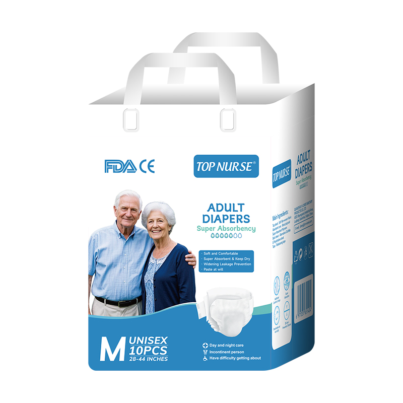 TOP NURSE Adult Diapers for Incontinence, Extra Large Disposable Diapers with 1000ml Absorption, Overnight Protection for Seniors & Post-Surgery Care