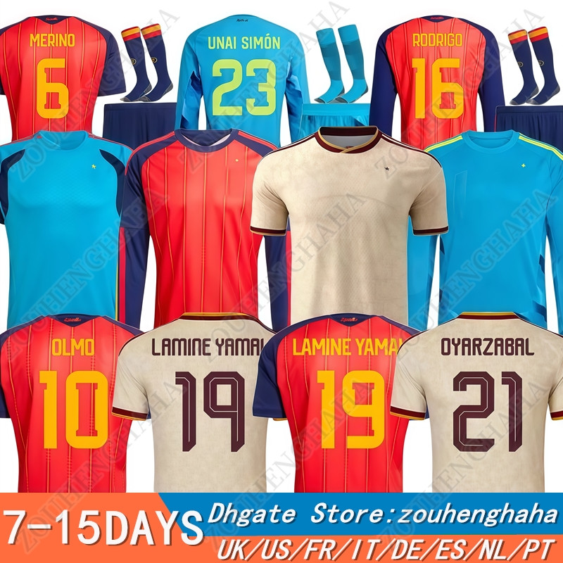 16-4XL 26 27 Camiseta Espana LAMINE YAMAL soccer jerseys 2026 2027 Home Away Espagne Player Fans Football Shirt Men kids kit SpAiNs Hommes RODRIGO WILLIAMS JR PEDRI