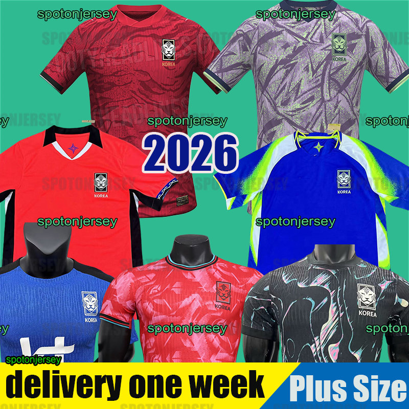 South Korea 2026 soccer jerseys MEN KIDS KIT WOMEN H M SON national team HWANG LEE 25 26 fan player version football shirt 2002 RETRO korea jersey Training uniform
