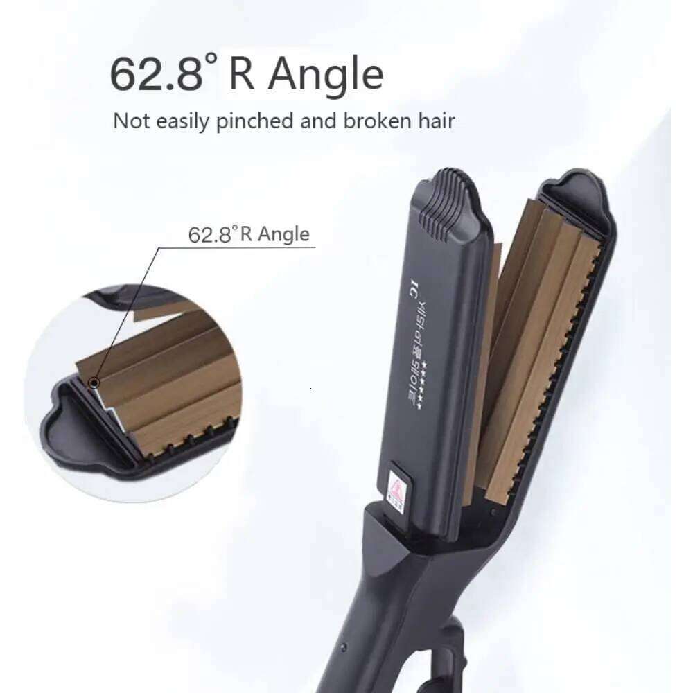 6 Teeth Corrugated For Volumizing And Fluffy Hairstyles Iron Anti Static Ceramic Hair Crimping Styling Tool H260110