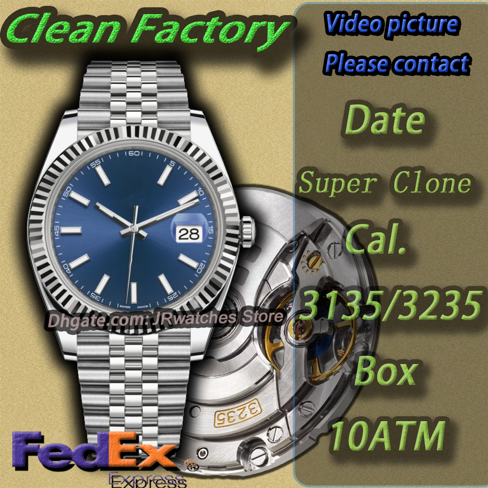 Clean Factory Super Clone Cal.3135/3235 Automatic Mechanical Luxury Men's Watch Sports Diving Sapphire Glass 904L Stainless Steel Luminous 100M Waterproof