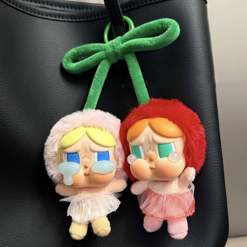 New Cute Cherry Ellipse Sled Twins Cry Baby Love God Tears Series Cherry Ellipse Stuffed Dolls Sweet - view 5