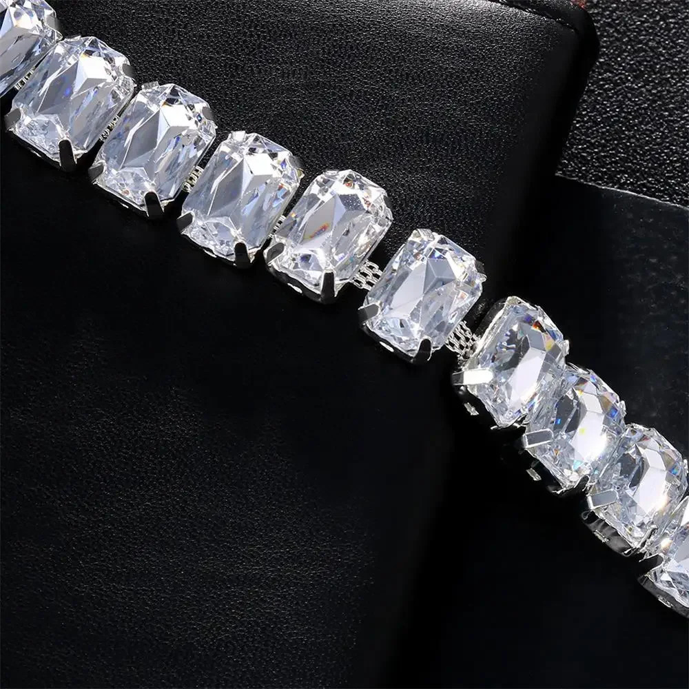 Fashion Big Drill Crystal Anklet High Heel Accessories Shoe Chain Rhinestone Foot Chain Leg Ankle Bracelet Jewelry for Women 260107
