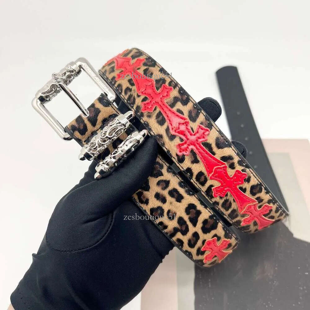 Belts Charm belt chromelys hearts belt women's Designer fashion belt Unique Lychee Pattern Colorful Croco White for Men and Women Artistic Youth Belt c46