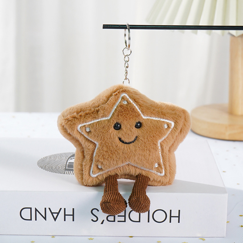 Free delivery bag charm Plush bag pendant with simple design cute backpack decoration