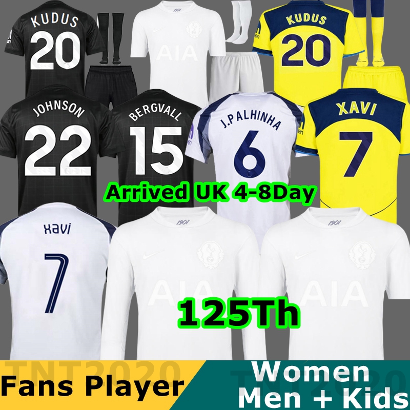 1901 125th Anniversary 25 26 XAVI SOUZA SOLANKE JOHNSON KULUSEVSKI MADDISON Soccer Jerseys 2025 2026 SCARLETT BERGVALL Football shirt kit Men Kids set KUDUS 20
