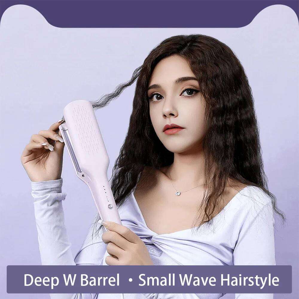 10mm 4 Barrel Crimper Beach Waves Volumizing Curling Iron PTC Heating Ceramic Hair Waver Styling Tools for Women Girls H260110