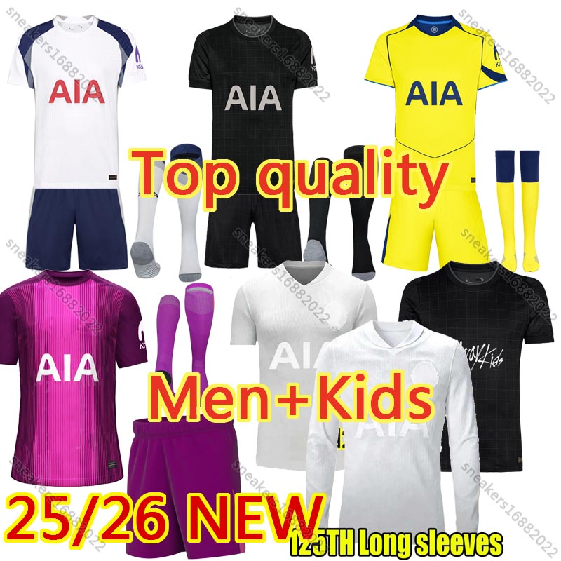 2025 2026 Ttottenham Soccer Jerseys hotspursES Football shirts tottenhamjersey 25 26 spursjersey men kids kit SON MADDISON KULUSEVSKI BENTANCUR KANE RICHARLISON