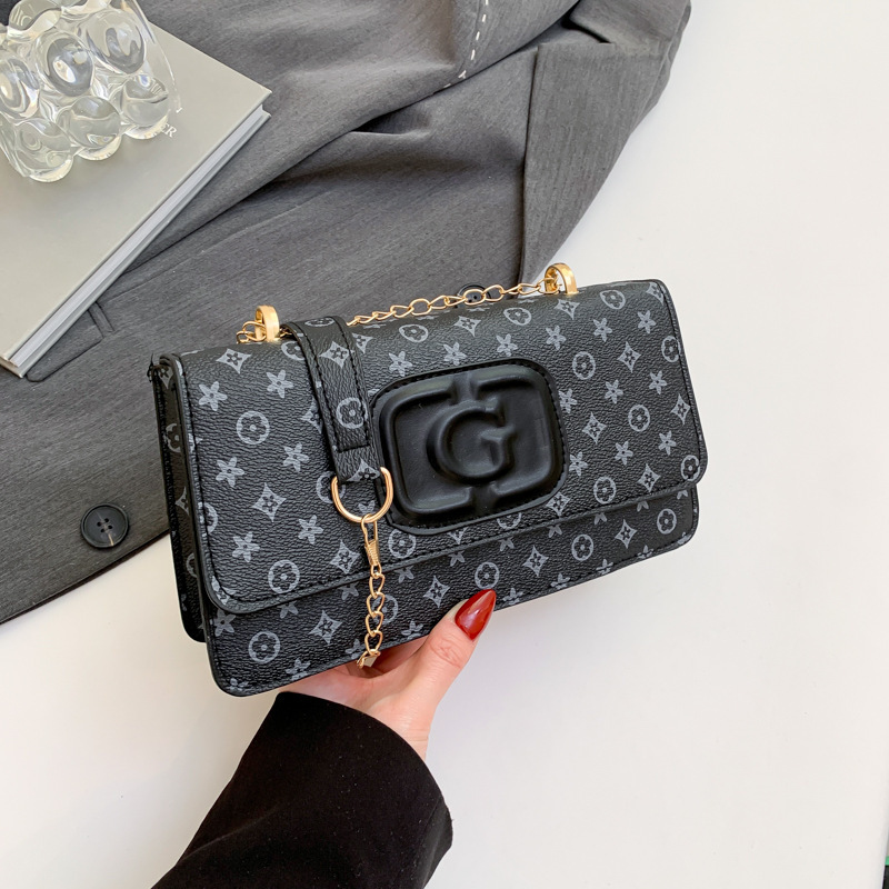 Fashion Women Bag Trendy Letter Print Simple Tote Bag 2026 Spring New Style Casual Crossbody Bag Black Coffee Free Shipping