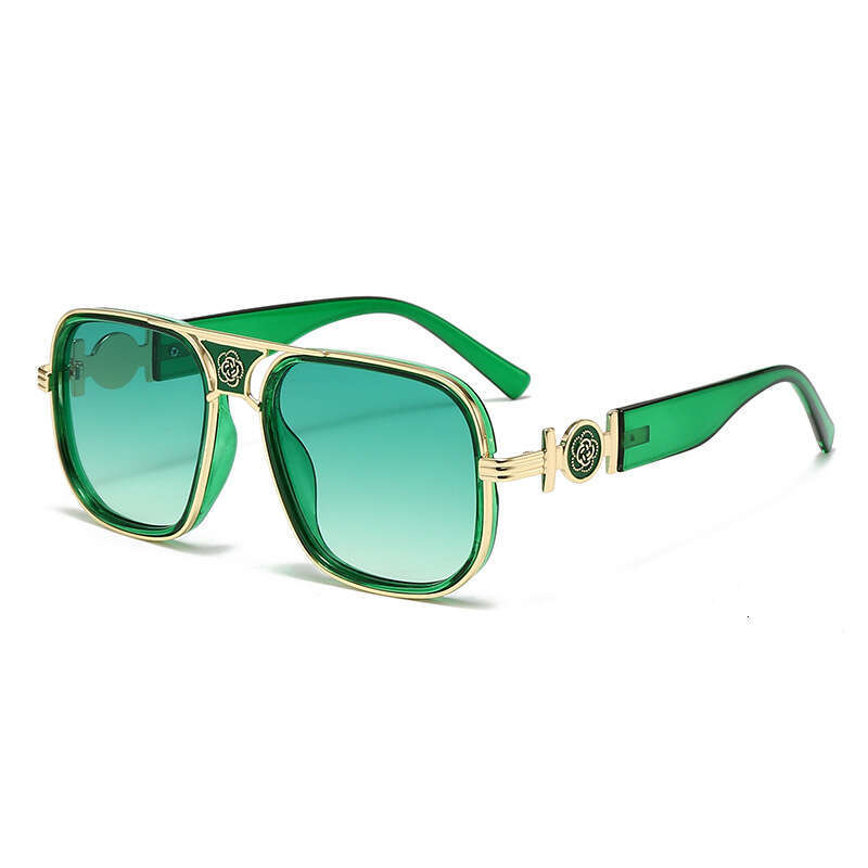 2026 New Fashion Square Sunglasses Men Women Classic Oversized Metal Sun Glasses Ladies Luxury Punk Sunglasses Liuyuemoshang - view 5