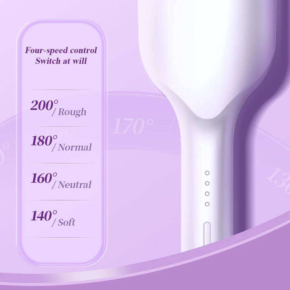 Anti scald design curling iron 32mm/1.26-inch water ripple effect for large wave curls - easy styling hair stick with 4 temperat H260110