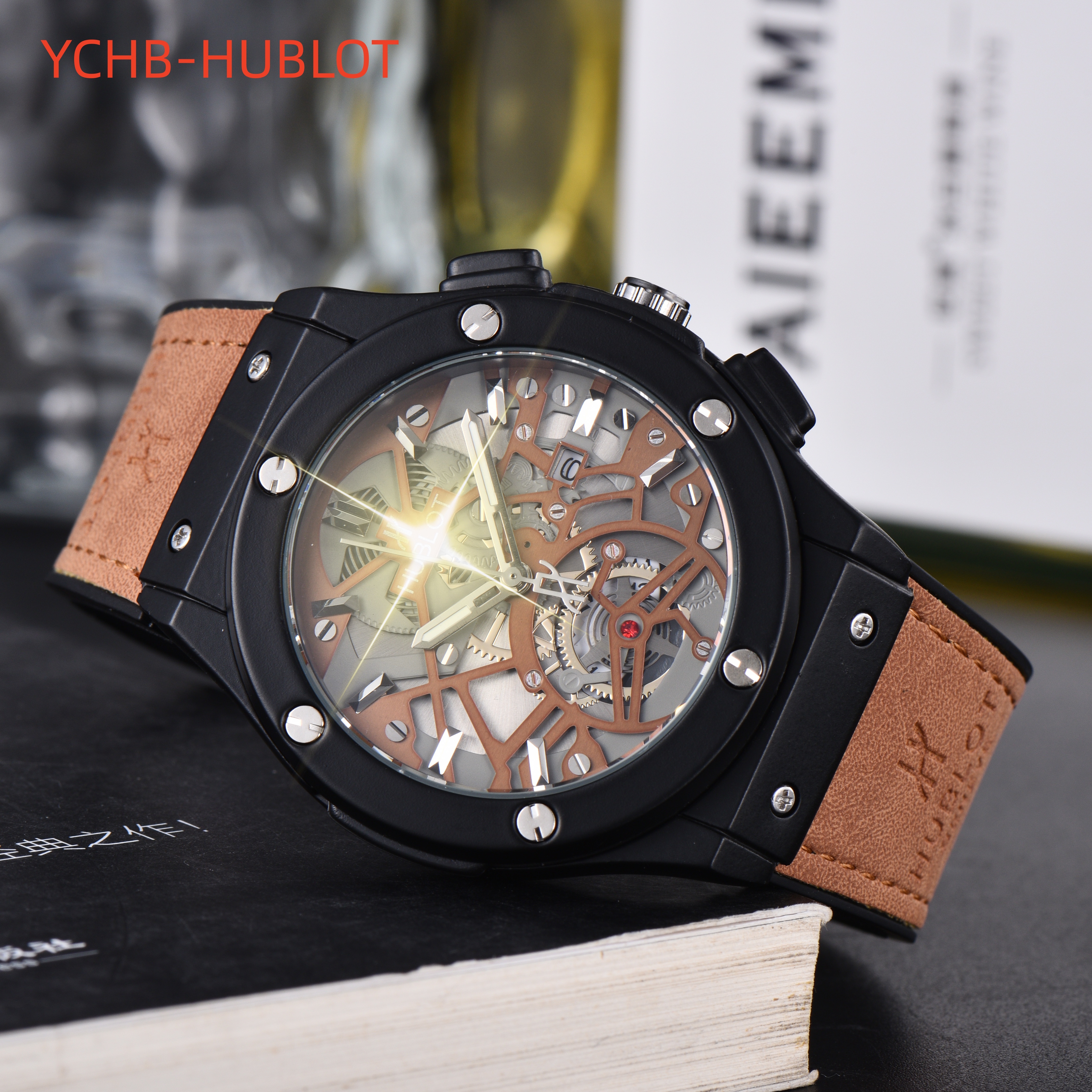 HOT Luxury Womens Hubloity Watch Designer Watches Premium Quartz Movement Stainless Steel Bracelet Glass Waterproof men Wristwatches Multi color selection 373
