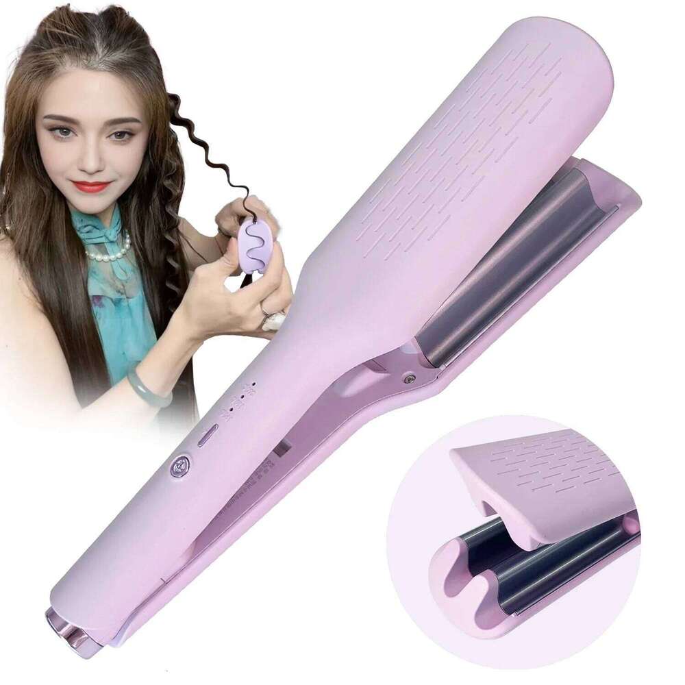 10mm 4 Barrel Crimper Beach Waves Volumizing Curling Iron PTC Heating Ceramic Hair Waver Styling Tools for Women Girls H260110