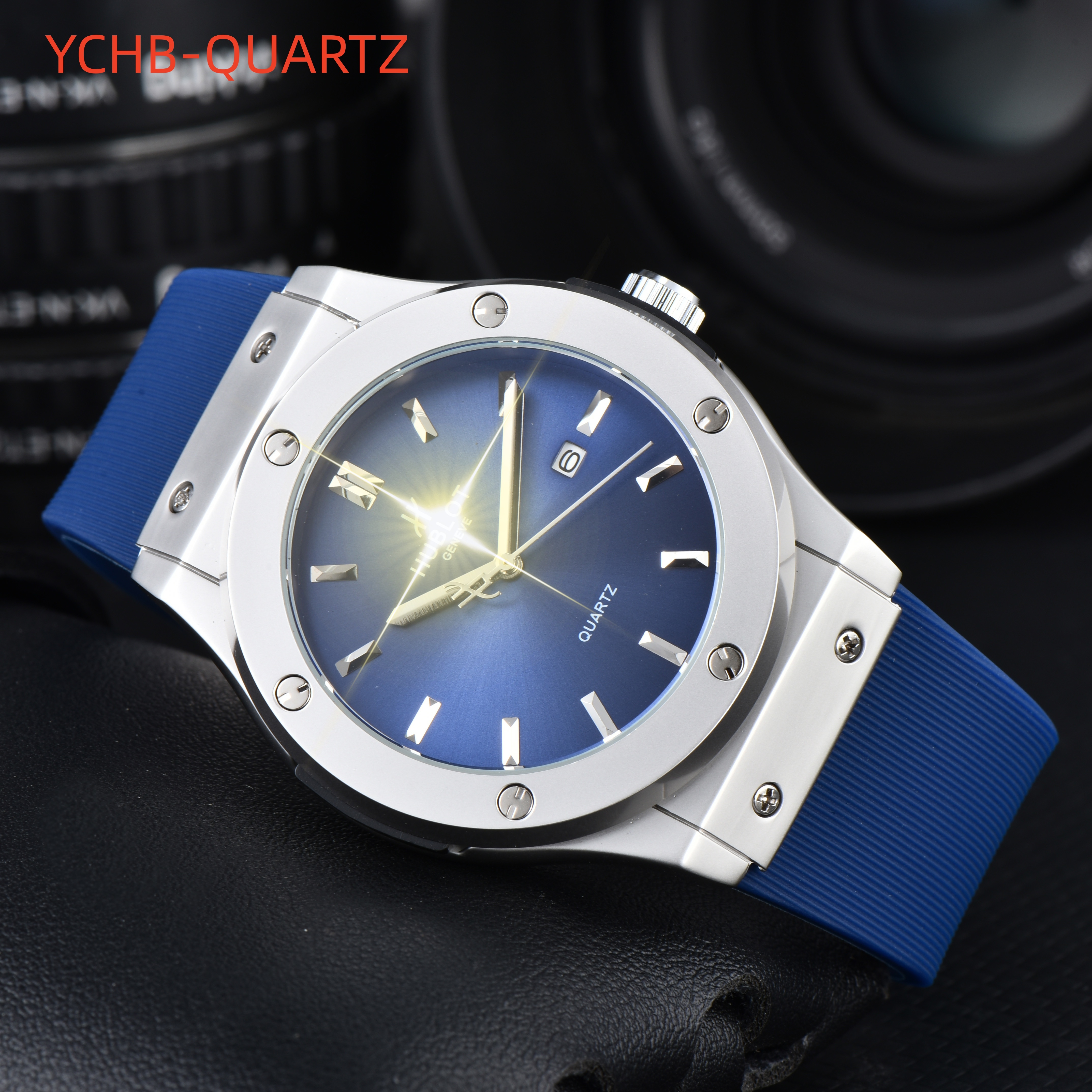 HOT Luxury Womens Hubloity Watch Designer Watches Premium Quartz Movement Stainless Steel Bracelet Glass Waterproof men Wristwatches Multi color selection 307