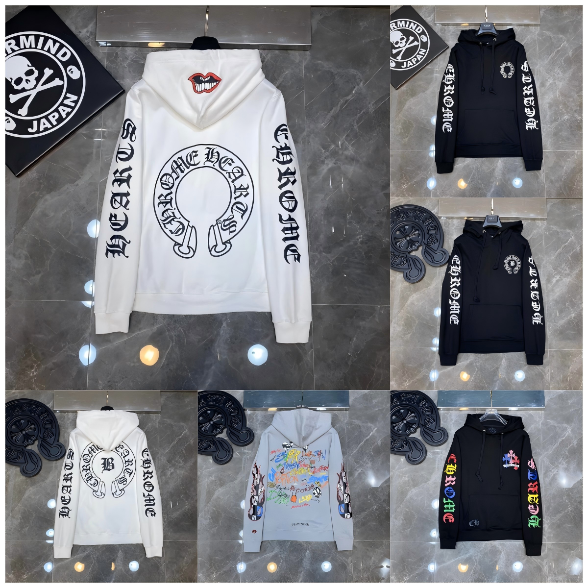 Chrome hoodies Designer Hoodies Sweatshirts Hip Hop Running Jacket Pullover Hooded Cardigan Loose Man Hoody Clothing top High Quality chrome hoodies size S-XL